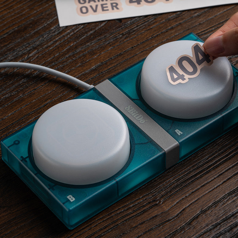 8BitDo Retro 87 Keyboard - Clear Blue