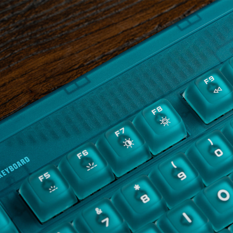 8BitDo Retro 87 Keyboard - Clear Blue