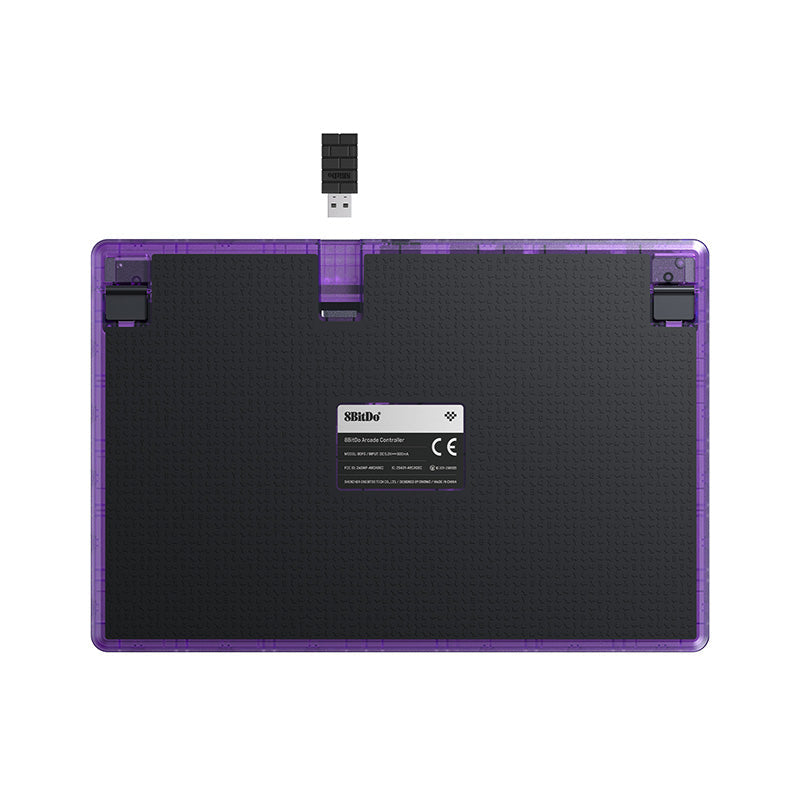 8BitDo Arcade Controller - Transparent Purple Signature Edition