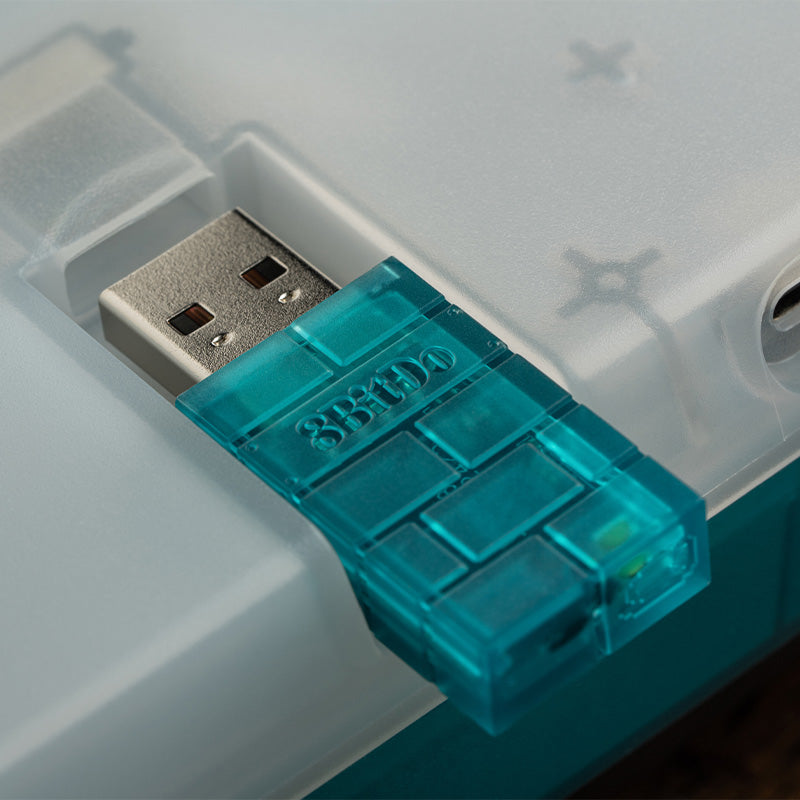 8BitDo Retro 87 Keyboard - Clear Blue